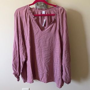 Long sleeve blouse